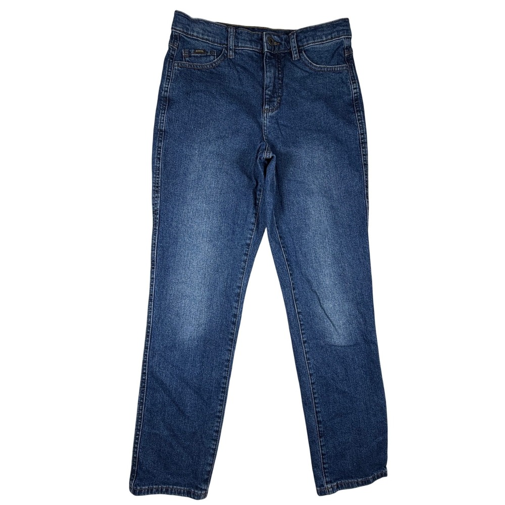 Kuhl Womens Straight‎ Leg Denim Jeans Medium Wash Blue Outdoor Hiking Size 6/29